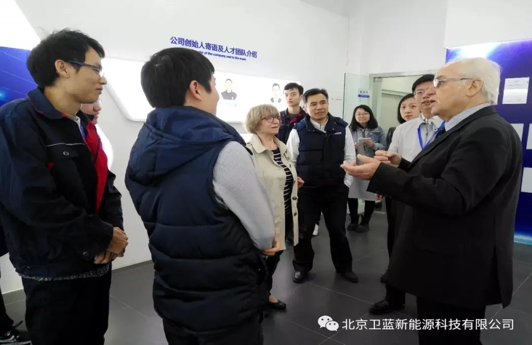 Werner Weppner教授来到卫蓝新能源进行参观指导